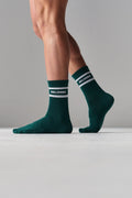 BULLSHAKE - Crew Throwback Sock - Noor Green - BULLSHAKE - SOCKS