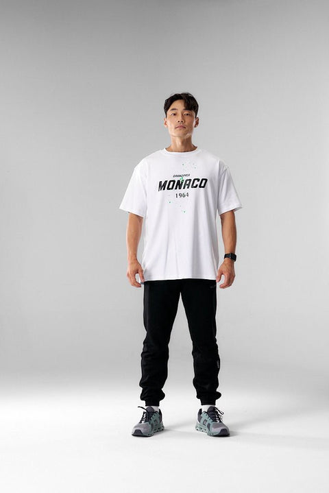 BULLSHAKE - GP Monaco Oversized Tee (Limited Edition) - White - BULLSHAKE - OVERSIZED TEE