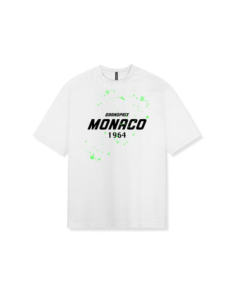 BULLSHAKE - GP Monaco Oversized Tee (Limited Edition) - White - BULLSHAKE - OVERSIZED TEE