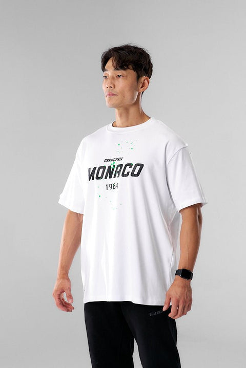 BULLSHAKE - GP Monaco Oversized Tee (Limited Edition) - White - BULLSHAKE - OVERSIZED TEE