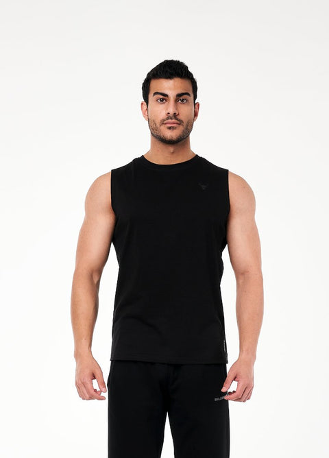 BULLSHAKE - HEX Training Cut - Off - Onyx Black - BULLSHAKE - TRAINING TANKS