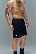 BULLSHAKE - Lightweight Mesh Shorts - Stone Black - BULLSHAKE - TRAINING SHORTS