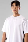 BULLSHAKE - Mesh Panel Oversized Training Tee - White - BULLSHAKE - OVERSIZED TEE