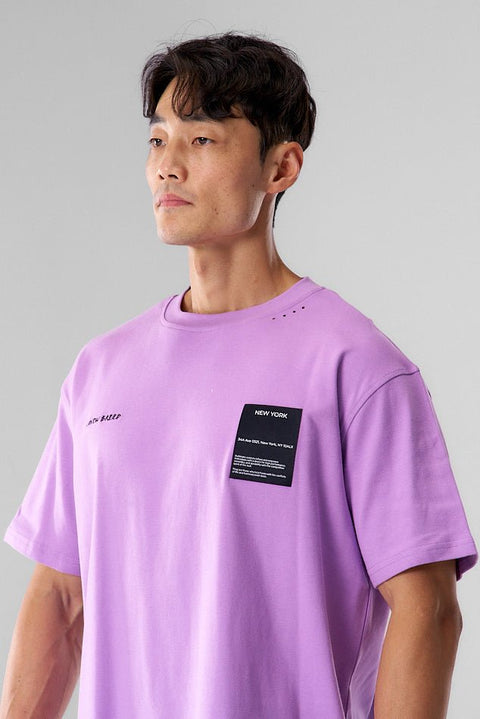 BULLSHAKE - New York Oversized Tee (Limited Edition) - Purple - BULLSHAKE - OVERSIZED TEE