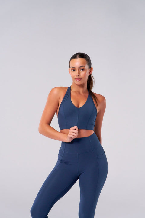 BULLSHAKE - Performance Flex Bra - Navy - BULLSHAKE - SPORTS BRA