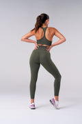 BULLSHAKE - Performance Flex Bra - Olive - BULLSHAKE - SPORTS BRA