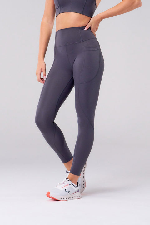 BULLSHAKE - Performance Flex Legging 8/8 - Gray - BULLSHAKE - LEGGINGS