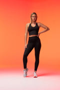 BULLSHAKE - Performance Flex Longline Bra - Black - BULLSHAKE - SPORTS BRA