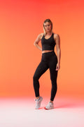 BULLSHAKE - Performance Flex Longline Bra - Black - BULLSHAKE - SPORTS BRA