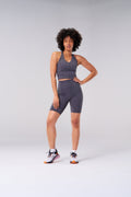 BULLSHAKE - Performance Flex Longline Bra - Gray - BULLSHAKE - SPORTS BRA