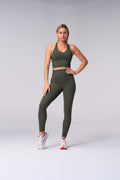 BULLSHAKE - Performance Flex Longline Bra - Olive - BULLSHAKE - SPORTS BRA