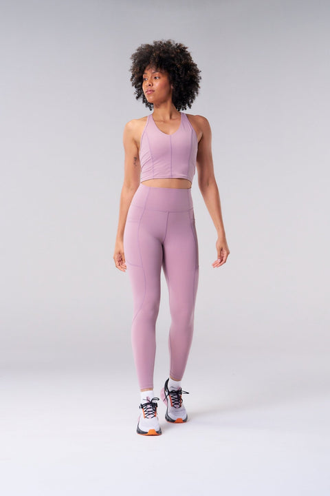 BULLSHAKE - Performance Flex Longline Bra - Pink - BULLSHAKE - SPORTS BRA