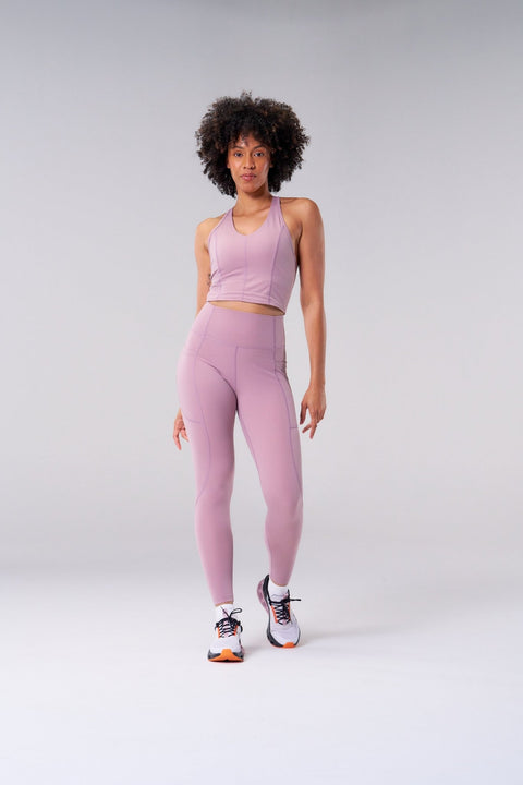 BULLSHAKE - Performance Flex Longline Bra - Pink - BULLSHAKE - SPORTS BRA