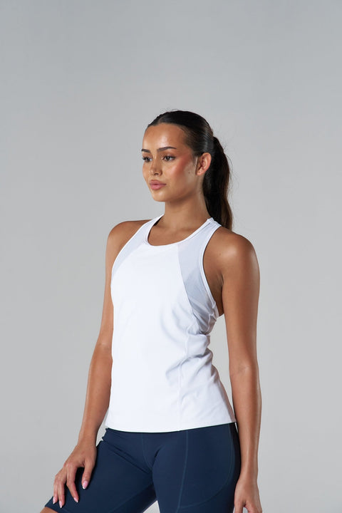 BULLSHAKE - Performance Flex Tank - White - BULLSHAKE - TANK TOPS