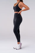 BULLSHAKE - Performance Flex Tights 8/8 - Black - BULLSHAKE - LEGGINGS