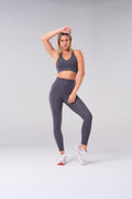 BULLSHAKE - Performance Flex Tights 8/8 - Gray - BULLSHAKE - LEGGINGS