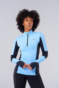 BULLSHAKE - Performance Flex Track Jacket - Ethereal Blue - BULLSHAKE - OUTERWEAR